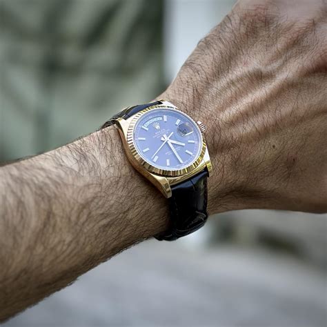 leather strap for rolex day date